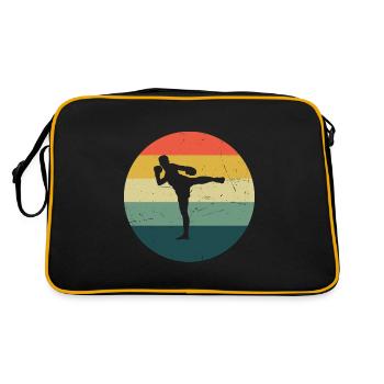 Thai Boxing Thai Boxing Men Thai Boxing Muay Thai - Retro Bag - black/gold - Back
