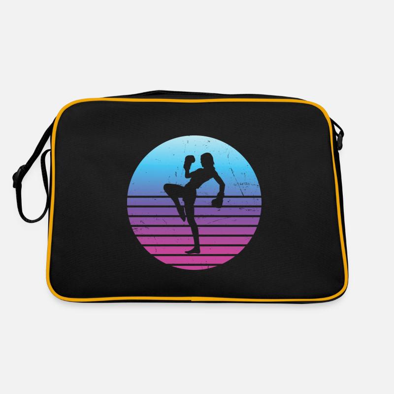 Kickboxing Kickboxing Kickboxer Hommes Boxe Sac Retro