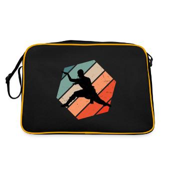 Wushu Kung Fu Kungfu Martial Arts Men Women - Retro Bag - black/gold - Back