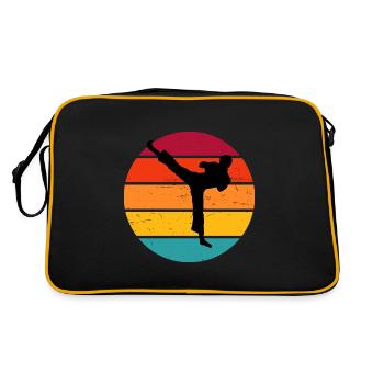 Kickbox Kickboxing Boxen Boxing Kickboxen - Sac Retro - noir/or - Dos