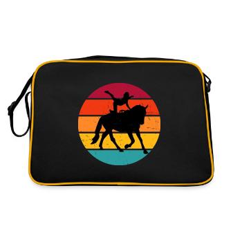 Men's Women's Artistic Gymnastics on Horseback - Retro Bag - black/gold - Back