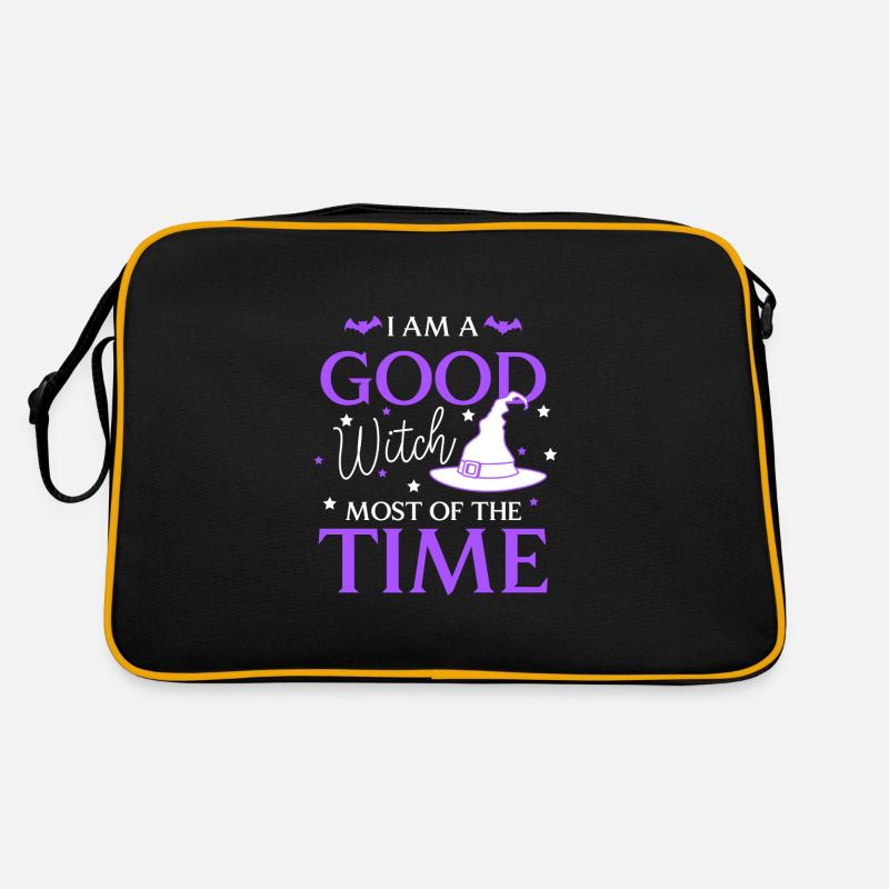 Witch Halloween Magic Retro Bag
