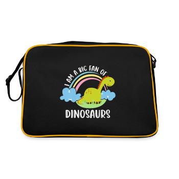 T-Rex Tyrannosaurus Herbivore - Sac Retro - noir/or - Dos
