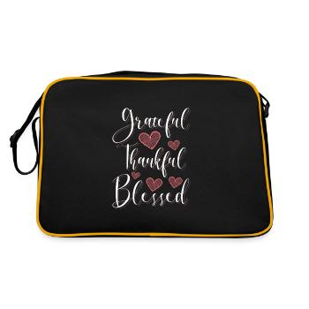 Cloverleaf Joie Amour - Sac Retro - noir/or - Dos