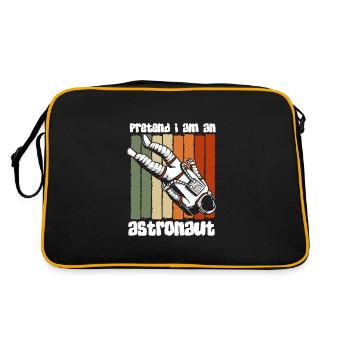 Space Logo Spaceman Spaceman - Retro Bag - black/gold - Back