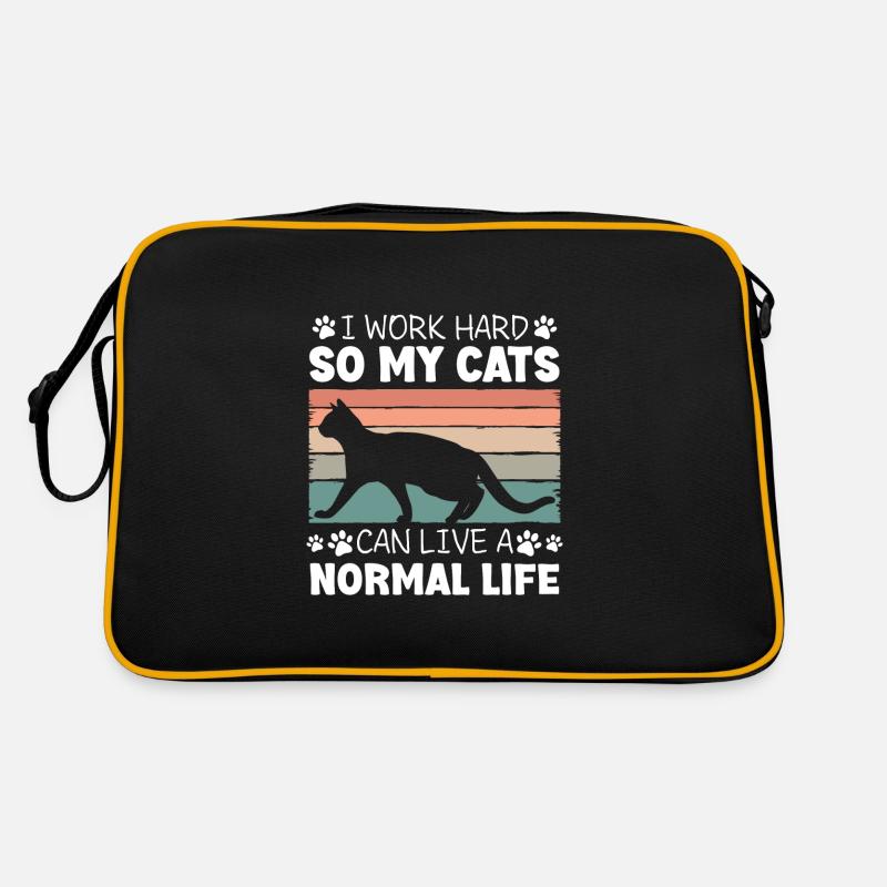 Chats Yeux de chat Chat sauvage Sac Retro