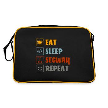 Segway Transport Balance Tour - Retro Bag - black/gold - Back