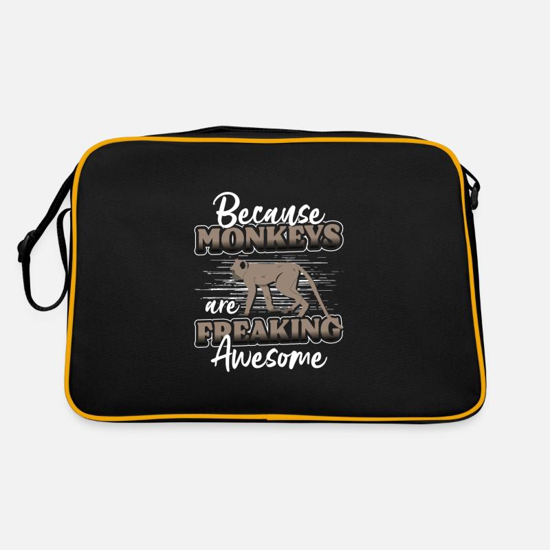 Monkey Monkey Ape Silly Retro Bag