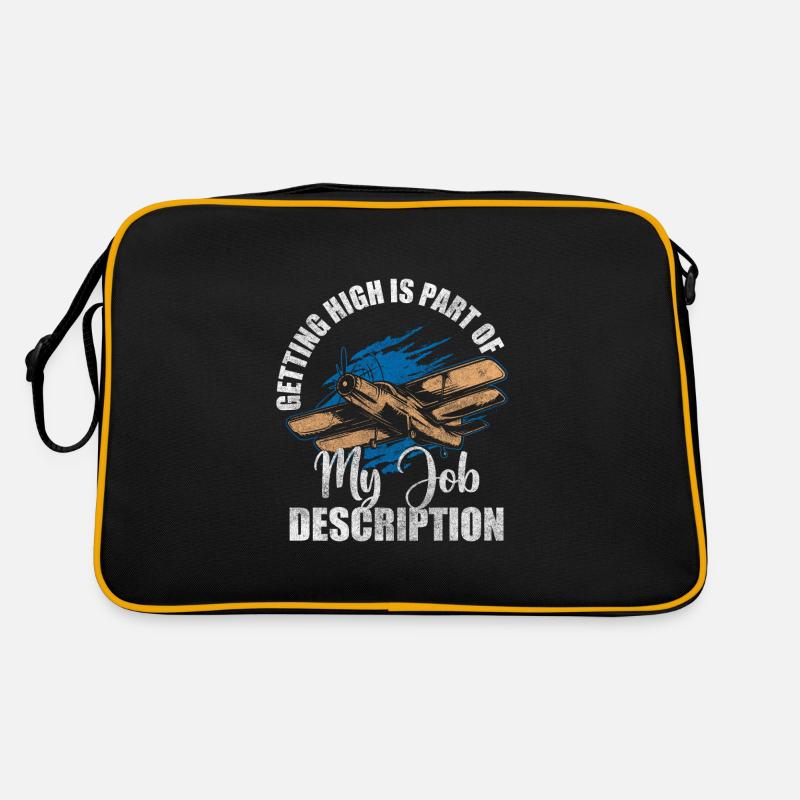 Airplane Model Building Glider Retro Bag
