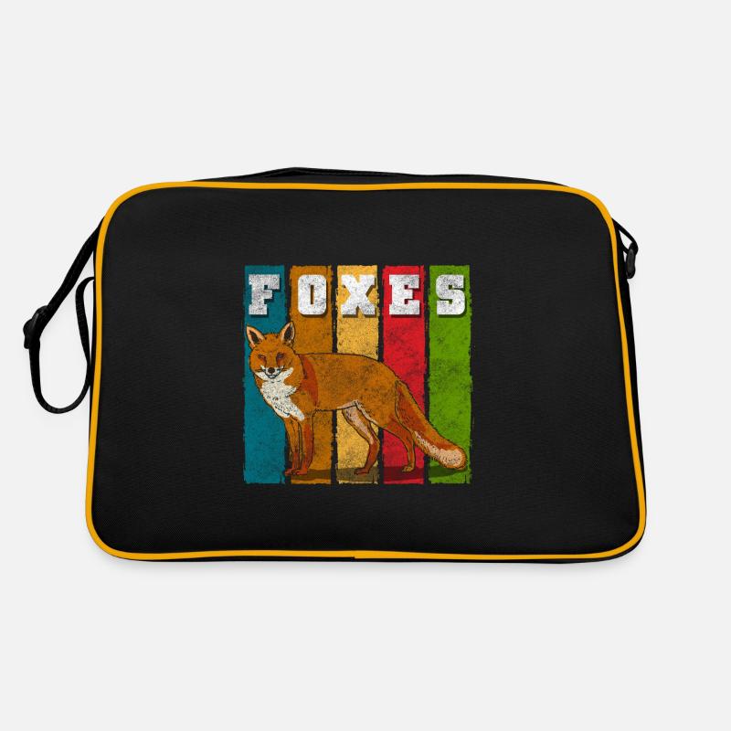 Forest Foxtail Red Fox Retro Bag