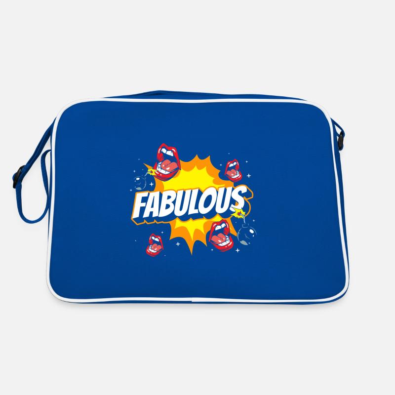 Comic style style speech bubble Pow! Retro Bag