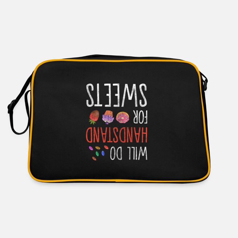Süßigkeiten Essen Cookie Gebäck Retro Tasche