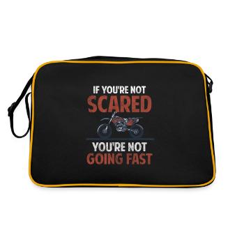 Dirt Bike Dirt Biking - Retro Bag - black/gold - Back