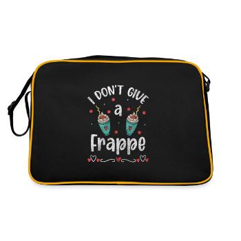 Pas d’intérêt Attitude Aversion Vie - Sac Retro - noir/or - Dos