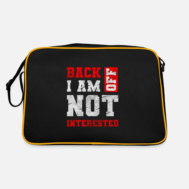 Rebel No Sarcastic Retro Bag