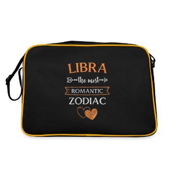 Signe du zodiaque Astro Étoiles - Sac Retro - noir/or - Dos