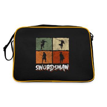 Swordsman Axe Kendo Victory - Retro Bag - black/gold - Back