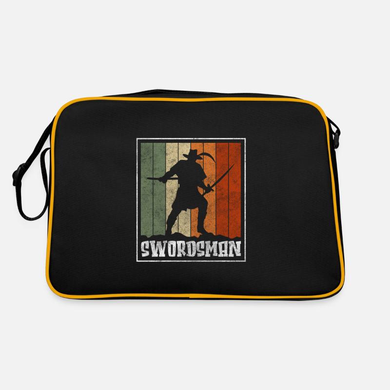 Sword Fighting Warrior Japan Retro Bag