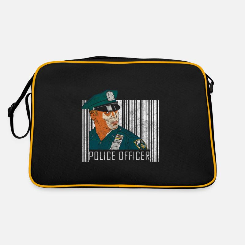Policier Blue Light Crime Scene Chase Sac Retro