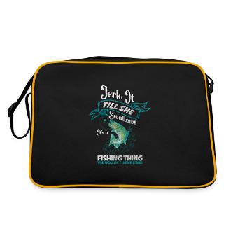 Pêcheur Petri Heil Pike - Sac Retro - noir/or - Dos
