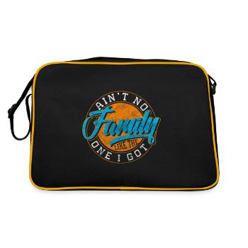 Fête de réunion de famille pour les enfants - Sac Retro - noir/or - Dos