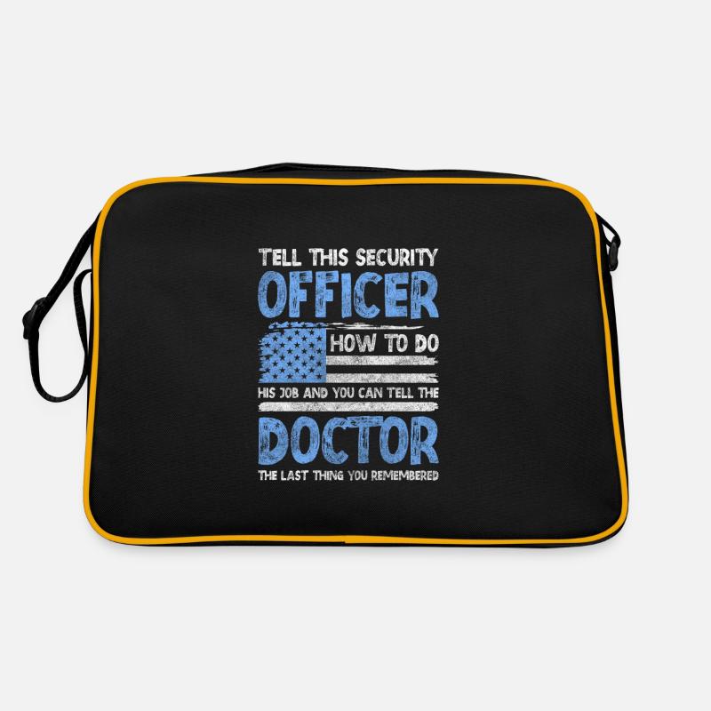 Security Protection Sarcasm Specialist Retro Bag