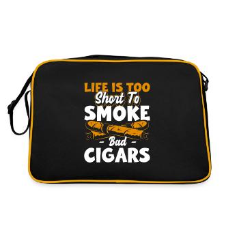 Smoking Nicotine Smoking Ban Vape - Retro Bag - black/gold - Back