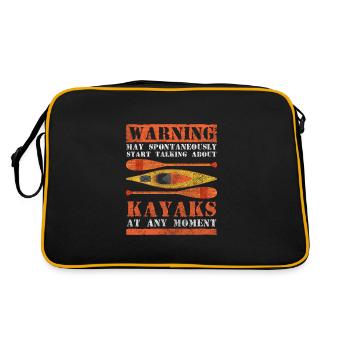Rowing Sports Water Rowing Club - Retro Bag - black/gold - Back