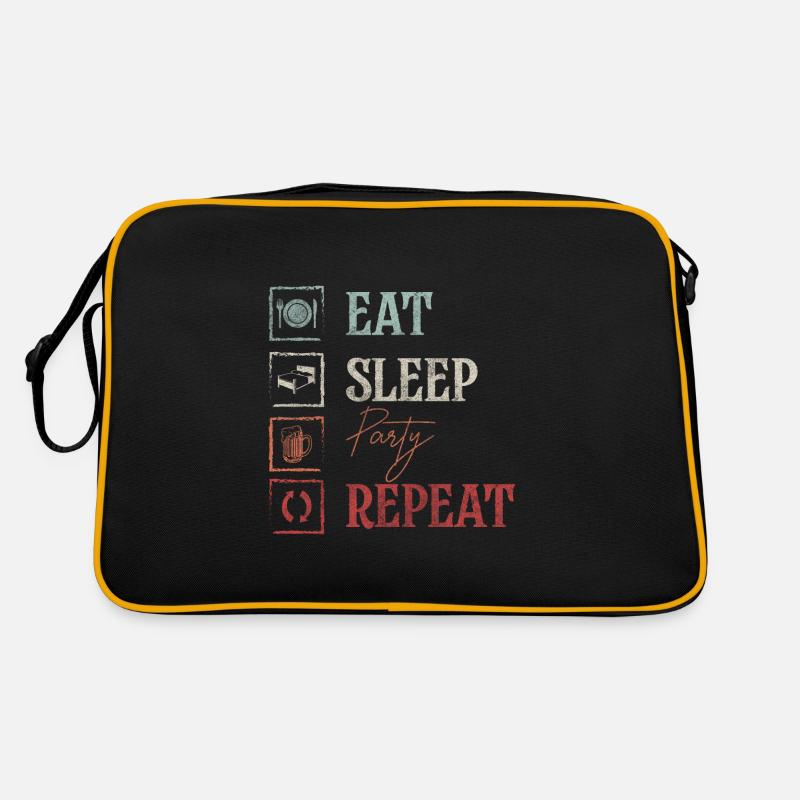 Feiern Geburtstag Männerabend Abfeiern Retro Tasche