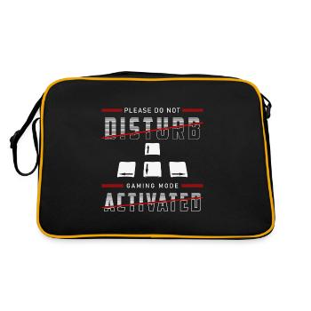 Gamer League - Retro Bag - black/gold - Back