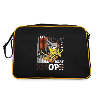 DJ Celebrate Sound - Retro Bag - black/gold - Back