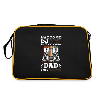 Vinyl Record Techno Dancing Turntable - Retro Bag - black/gold - Back