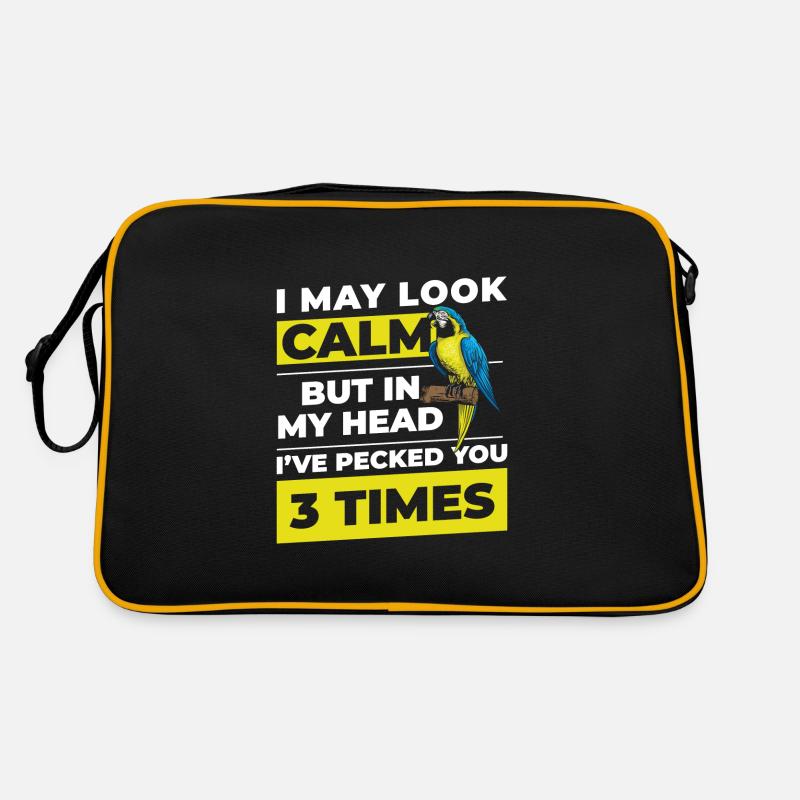 Ara Papageien Vogelart Retro Tasche