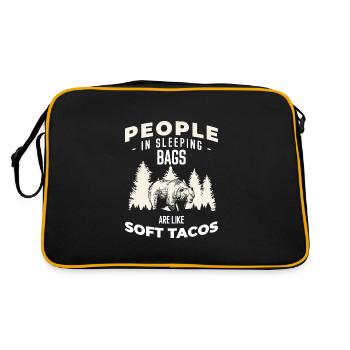Wilderness Claws Valhalla Hibernation - Retro Bag - black/gold - Back