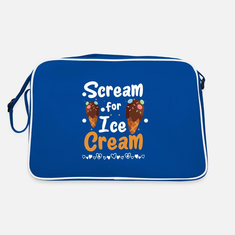 Eiscreme Eisdiele Softeis Retro Tasche