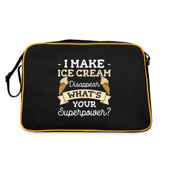 Ice cream Ice cream scoop Snacking Ice cream - Retro Bag - black/gold - Back