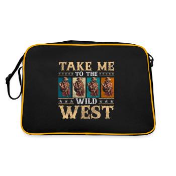 Western Liberty Rodeo Texas - Sac Retro - noir/or - Dos