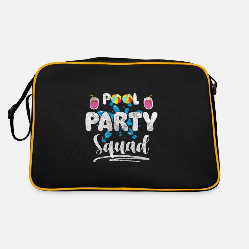 Pool Party Bathing Party Time Retro Bag