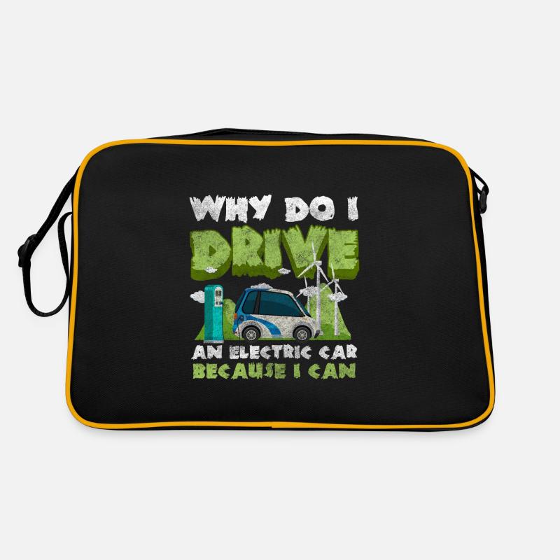 Electricity Environmental Protection Future Acceleration Retro Bag