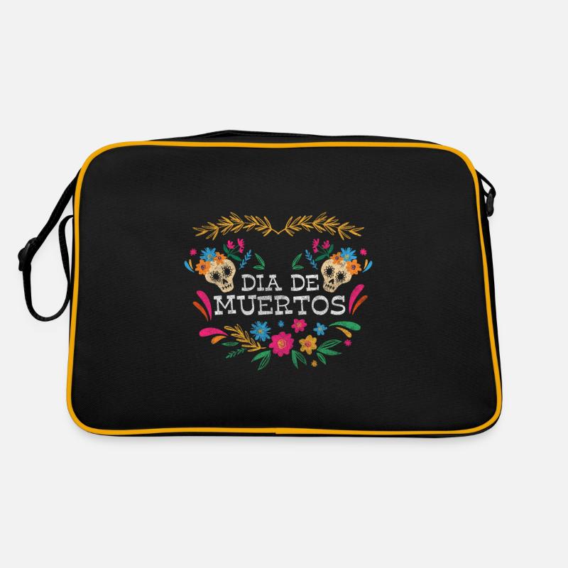 Mexico Solid Skeleton Retro Bag