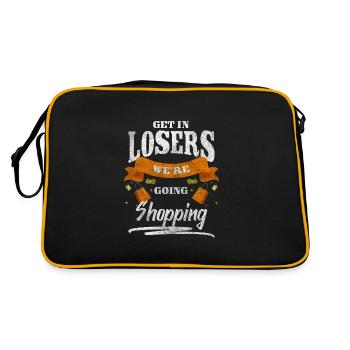 Shopping Shopping Vêtements Shopping Queen - Sac Retro - noir/or - Dos