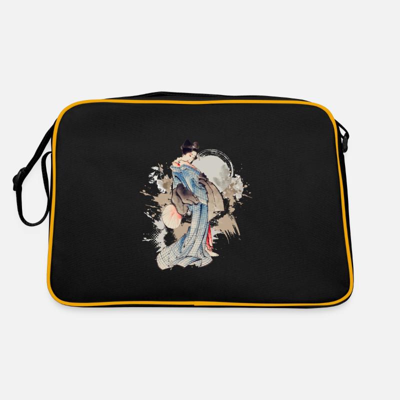 Asien Drachen Legenden Märchen Retro Tasche