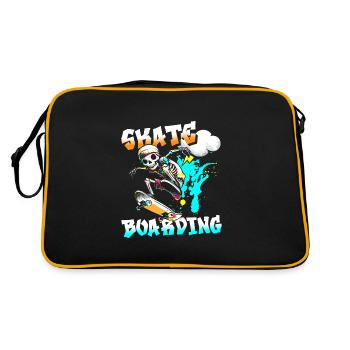 Graffiti Coloré Hip Hop Cool - Sac Retro - noir/or - Dos