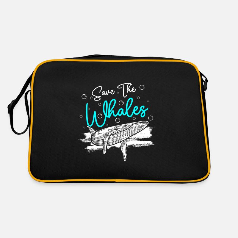 Plongeurs de baleines Sac Retro