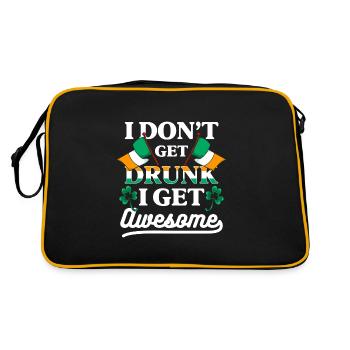 Ireland Pub Lucky Flag - Retro Bag - black/gold - Back