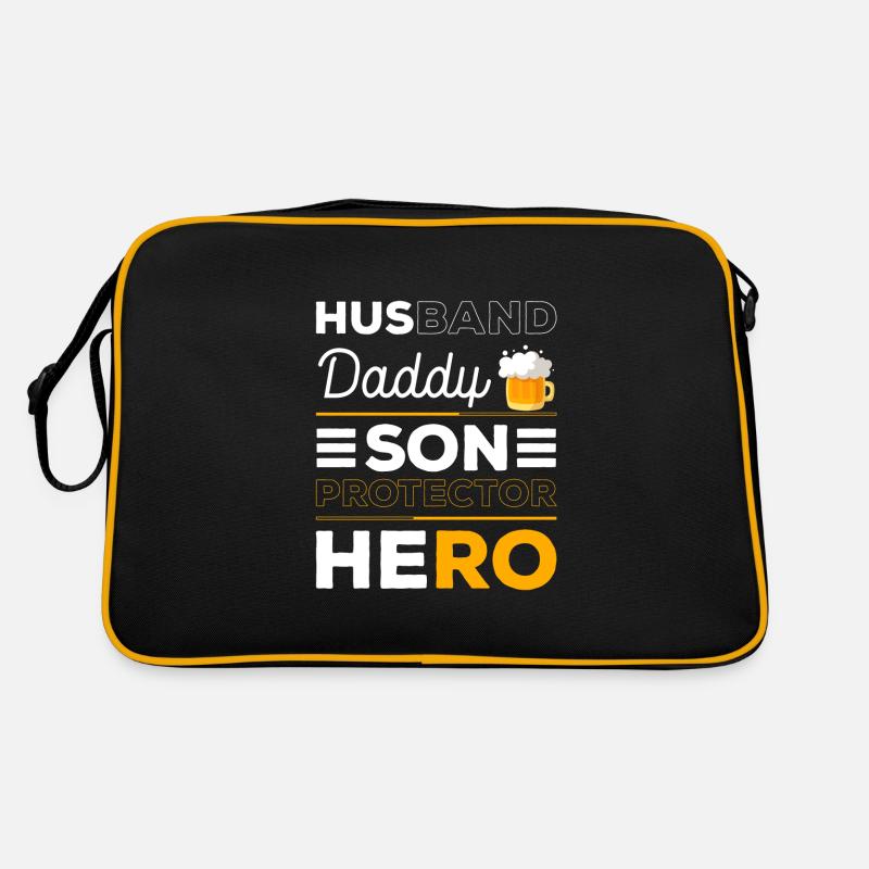 Männer Aktionstag Bart Maskulin Retro Tasche