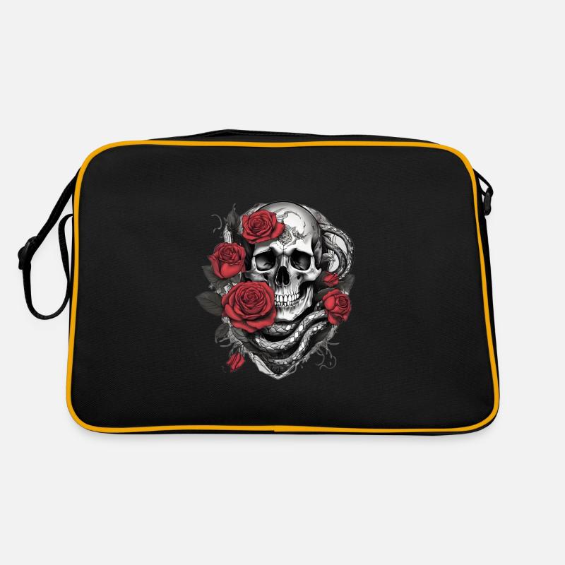 Skull Skull Rocker Horror Retro Bag