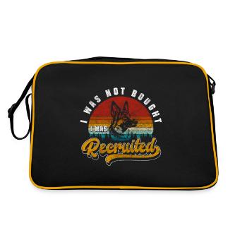 Berger allemand Pet Master - Sac Retro - noir/or - Dos