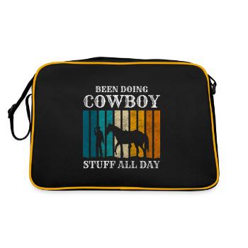 Cowboy Courage Bandit Déguisement - Sac Retro - noir/or - Dos