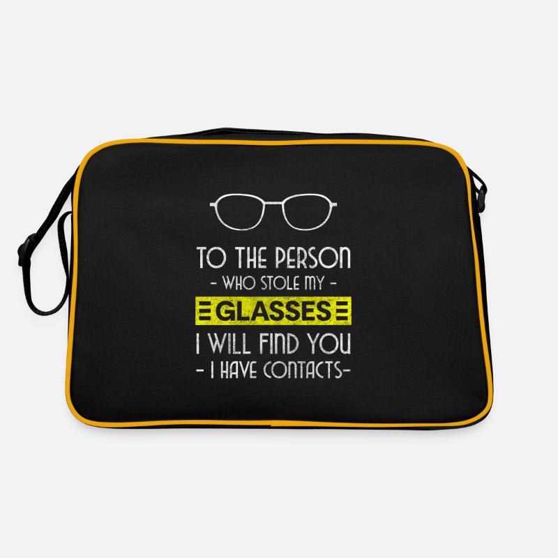 Spectacle wearer short-sighted luxury face Retro Bag